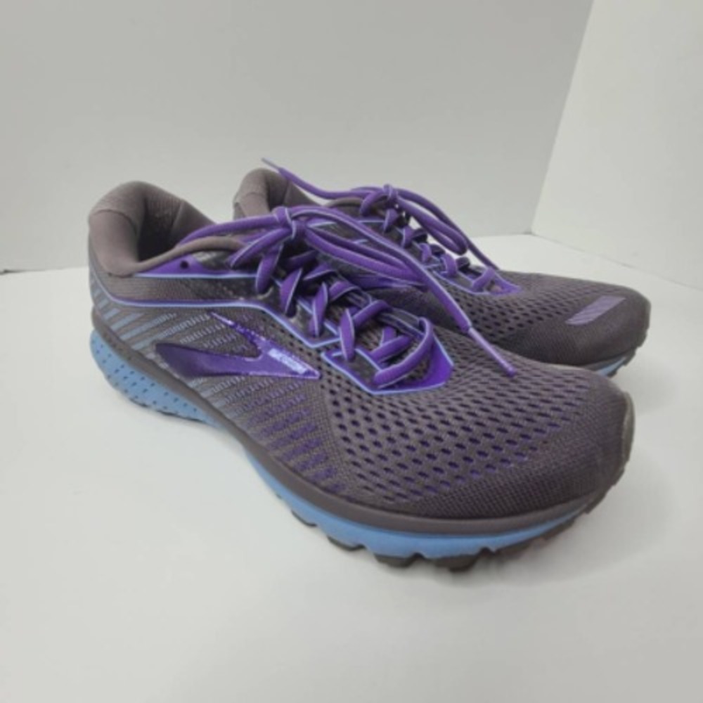Brooks Womens Ghost 12 Running Shoes Purple 1203051B097 2019 Low Top Lace Up 9.5